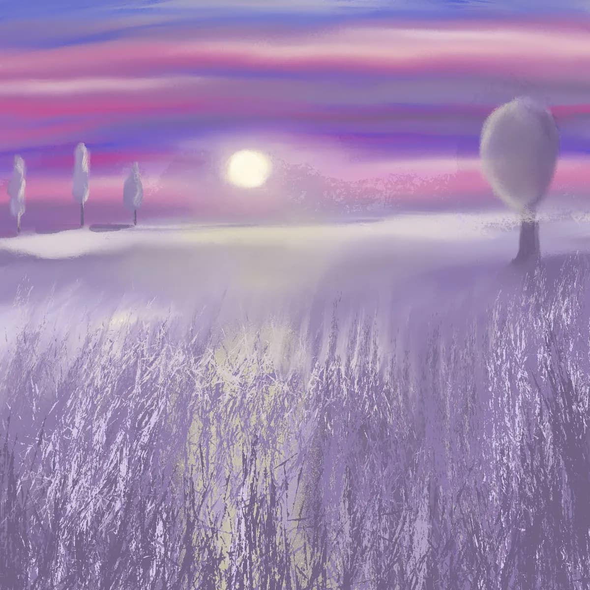 Aquarell-Landschaft auf dem iPad: Schritt-für-Schritt-Prozess vom Entwurf zum fertigen Kunstwerk