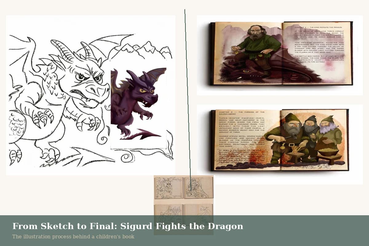 My Illustration Process: From Sketch to Final Artwork