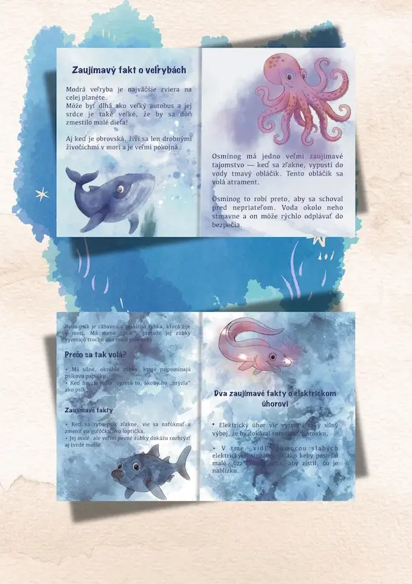 Whale and octopus spread - 02