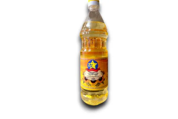 Star Food sunflower oil label