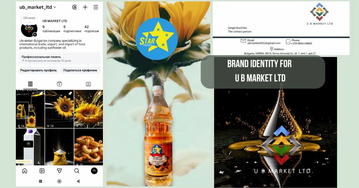 From Logo to Label: Building a Complete Brand Identity for U B MARKET